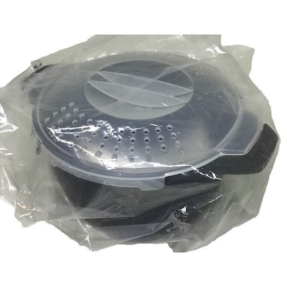 Pampered Chef Micro Cooker Set Microwave 1 2 3 quart Veg Rice Steamer Lids NEW - Picture 3 of 11